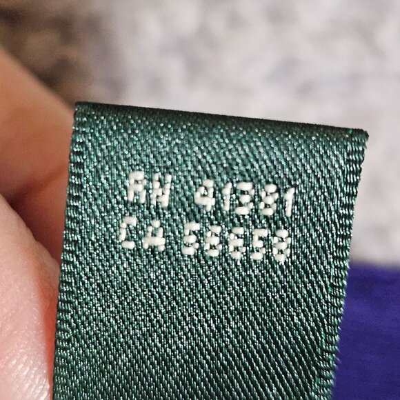 Ralph Lauren Purple Draped Jersey Long Sleeve Cocktail Dress Size 2 - Picture 11 of 14